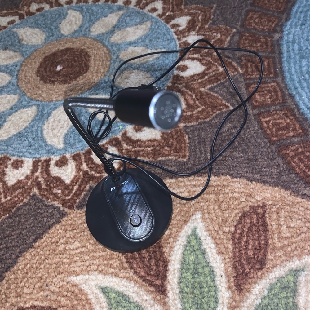 Black Adjustable microphone